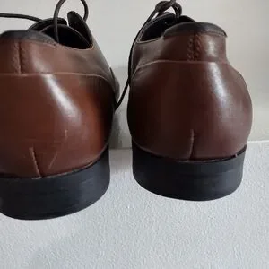 Calvin Klein Luca Brown Leather Oxford Shoes Cognac Brown  main image 3